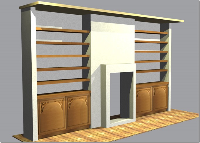 3d01 building alcove shelves