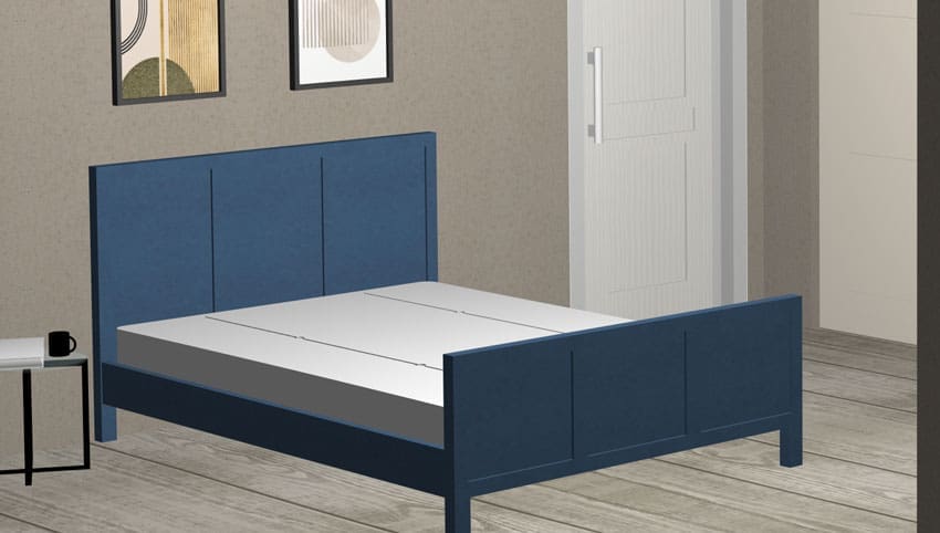 bed in polyboard