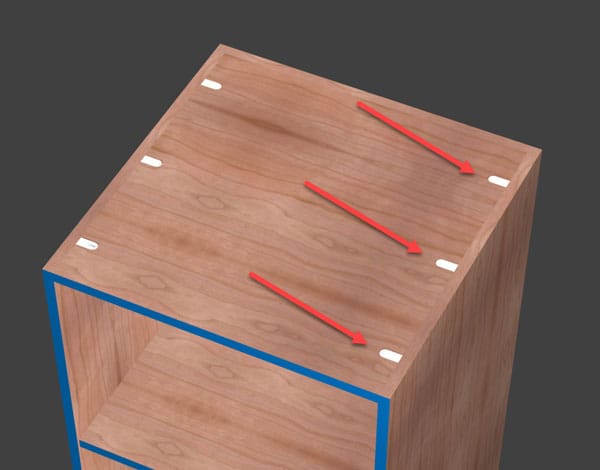 sample cabinet with cabineo applied