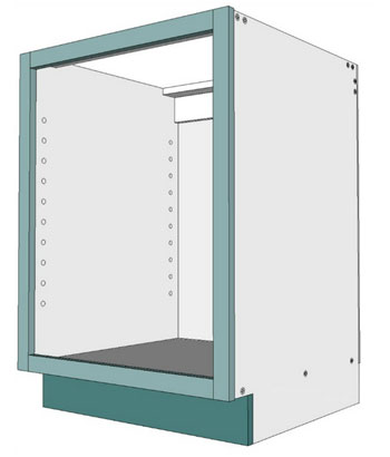 cabinet carcass screws visible