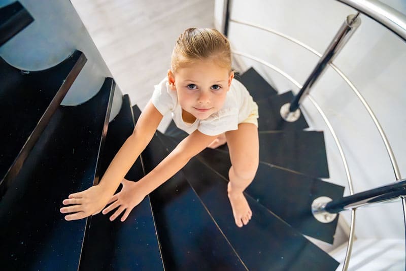 Child Safety on a Spiral Staircase