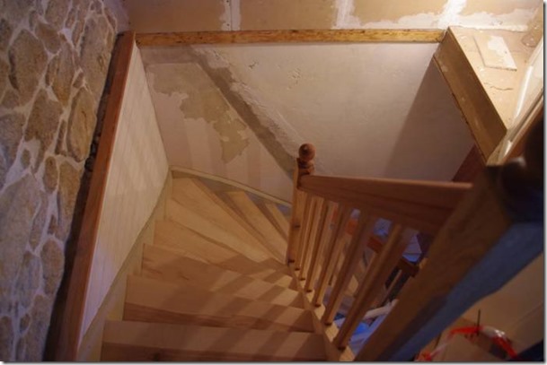 completed stair from above