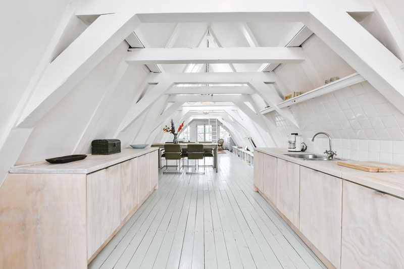 Kitchen in the Roofspace