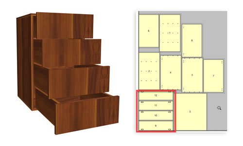 grain-management nesting software for woodworking