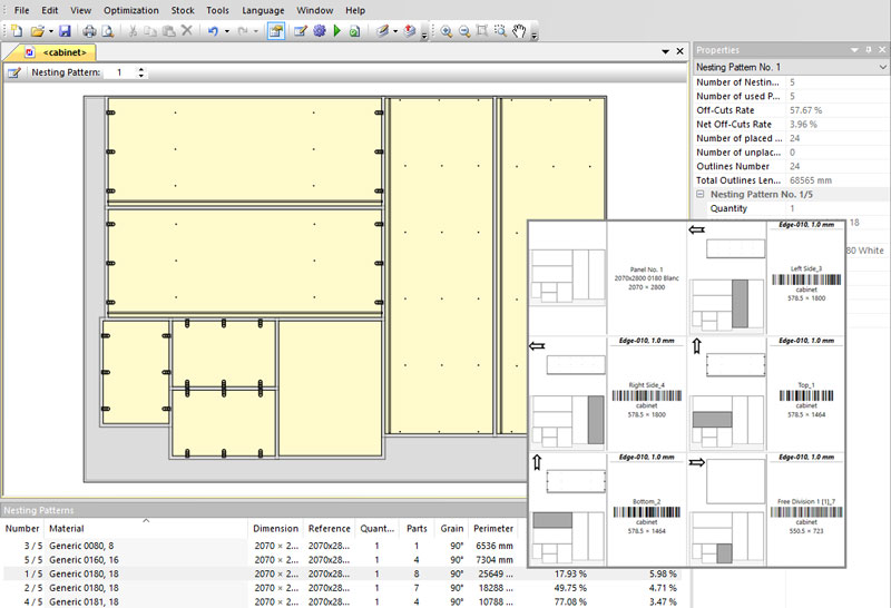 home-on nesting software for furniture