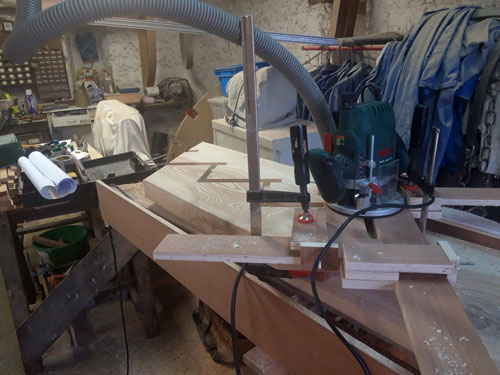 routing grooves in stinger