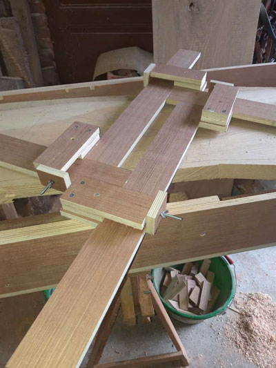 stair jig for routing steps and risers