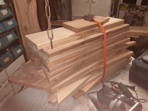 steps ready for assembly