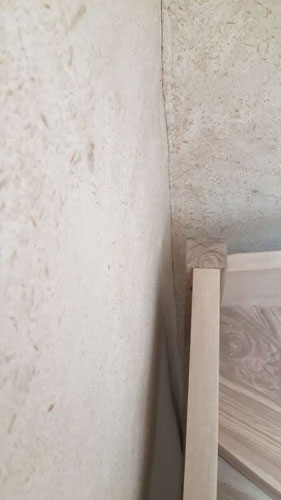 irregular wall angle