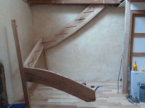 3 stringers on an angle
