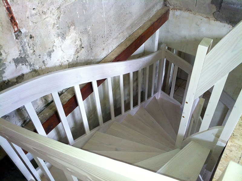 temporary stair finished