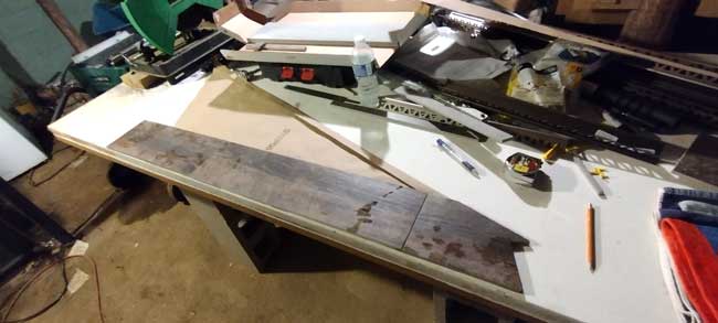adding finish to steps