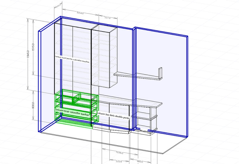 isometric view in Polyboard