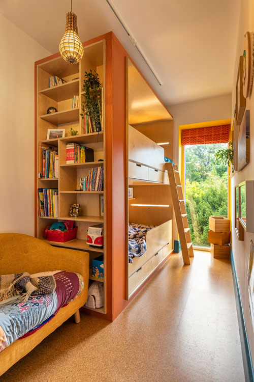 bunk bed and cabinet design