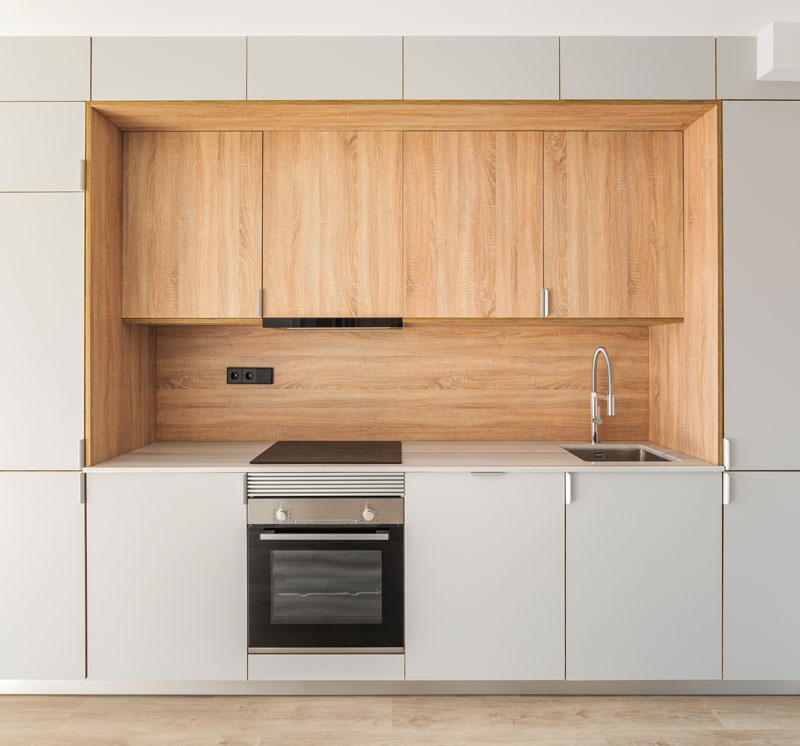 optimised kitchen design space saving