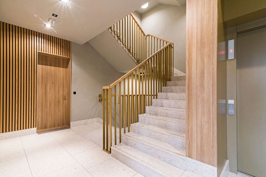 multiple flights of stairs