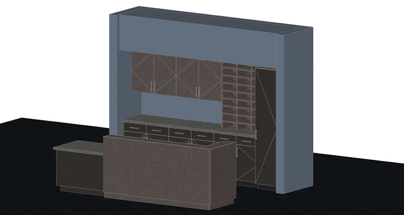kitchen 3d render