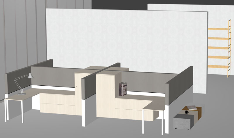 commercial office model