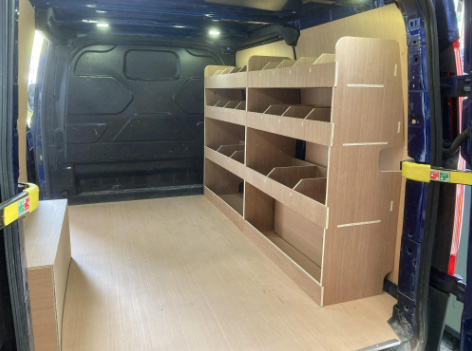 van racks designed with polyboard