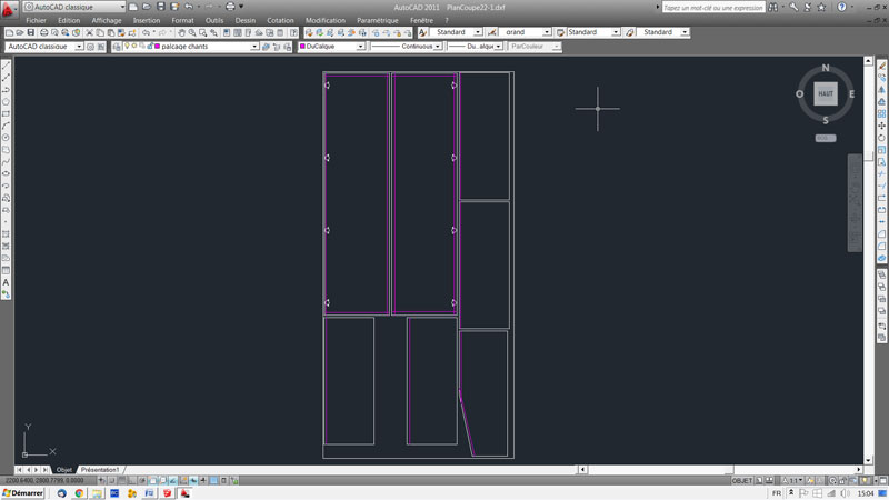 nested parts from OptiNest