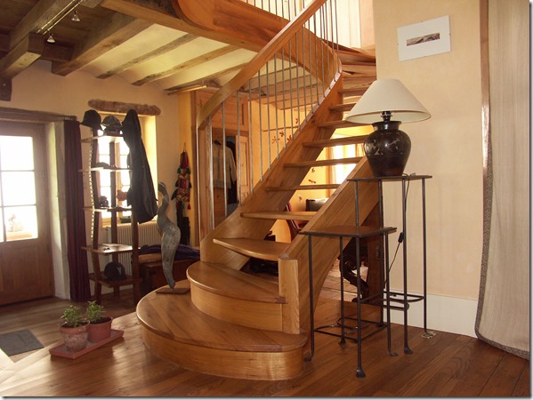 full curved stair