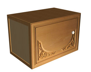 cabinet design detailing in polyboard