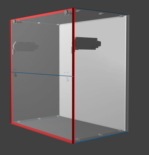 Blum Aventos in Polyboard