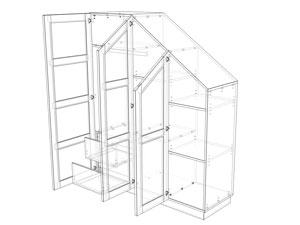 sloped_unit-1 sloping bathroom cabinet