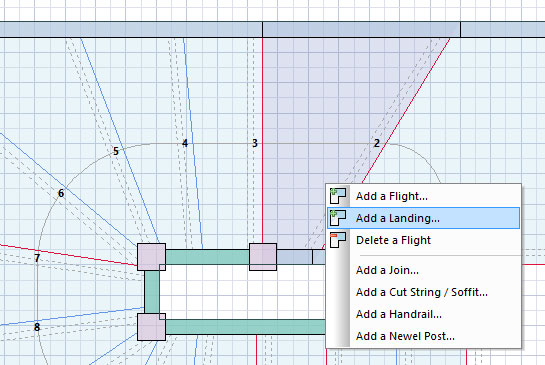 stairdesigner-parametric-system 2d stair design window