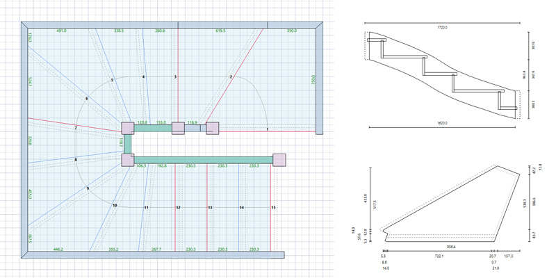 staircase design plan