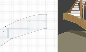 string-step-editor stair stringer curve editor