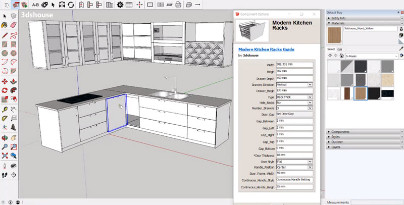 sketchup woodworking design software
