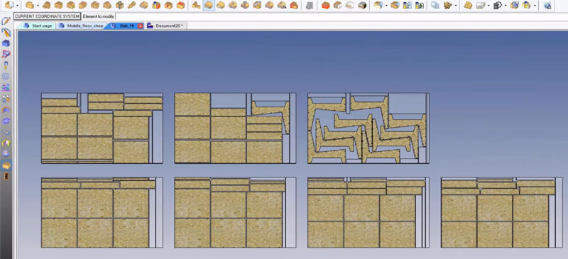 nesting output from wood design software