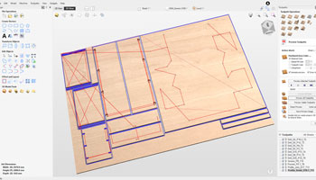 add tool paths in vcarve and run cnc