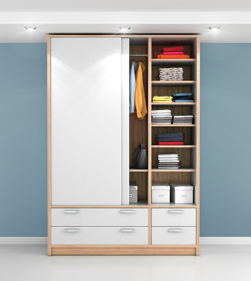 wardrobe-cabinet-design free cabinet design software with cutlist
