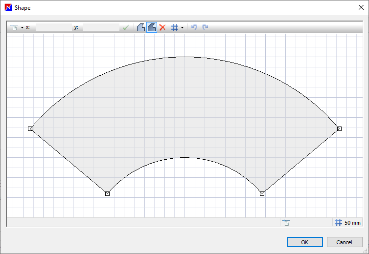 circular panel stock in optinest