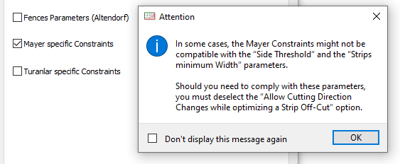 mayer cnc saw settings