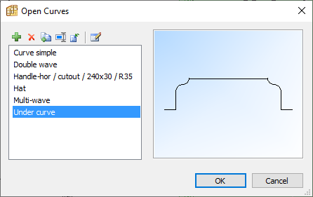 open curves library