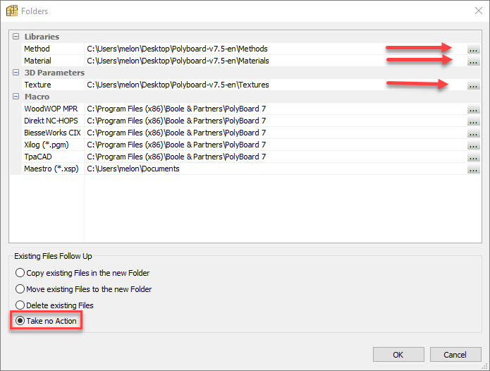 link polyboard libraries to software