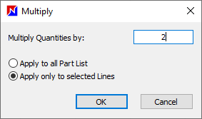parts multiply window