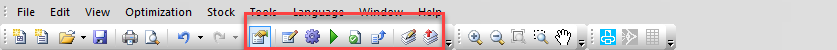 opticut toolbar