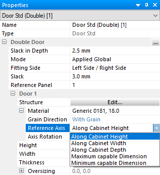 grain settings in polyboard