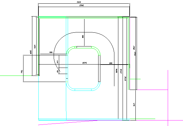 complex stairwell plan