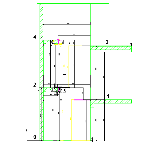 complex stairwell elevation