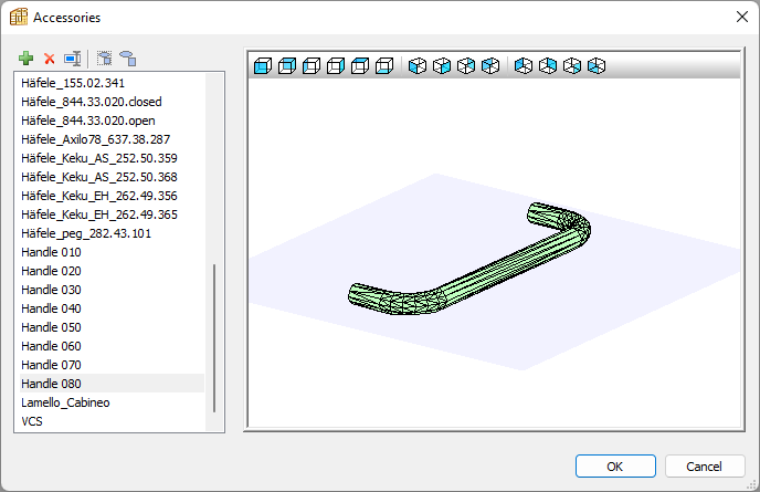handle in 3d accessories library