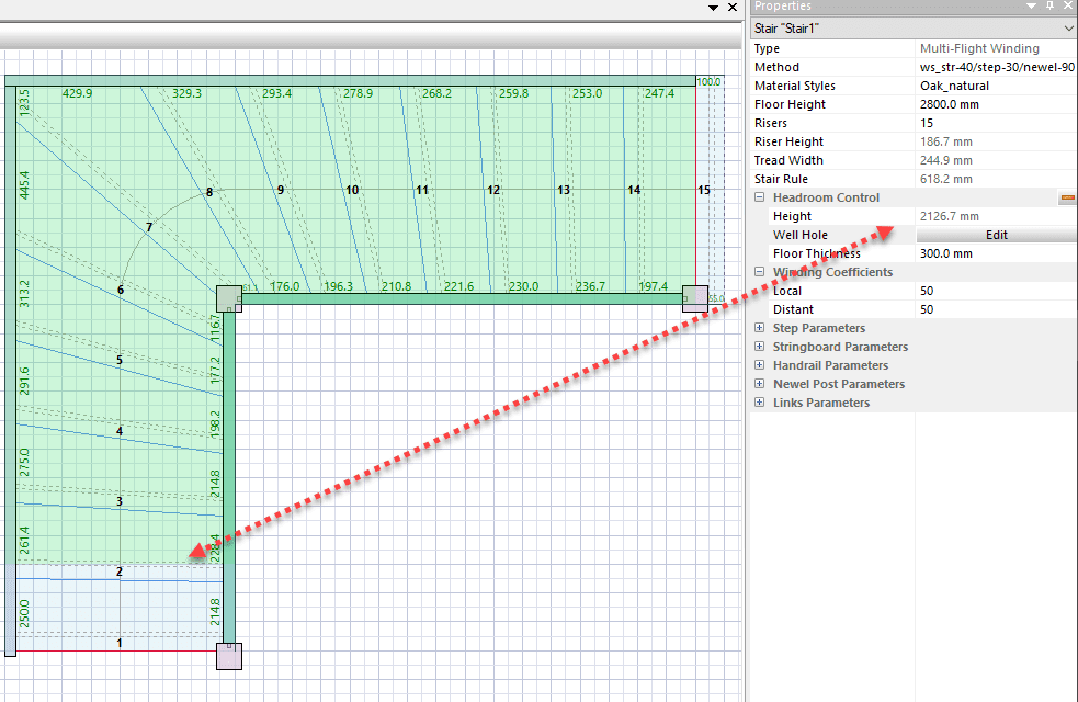 headroom control calculation