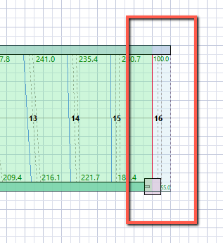 landing step with well hole starting at nosing