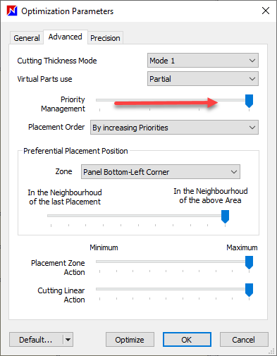 optinest priority management