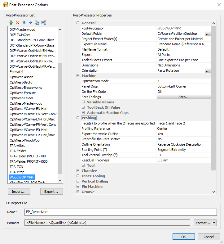 polyboard post processors