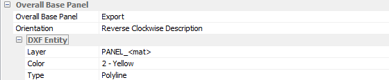 polyboard dxf post processor overall base panel settings
